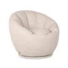 LABEL51 Fauteuil Crown - Naturel - Boucle 2 LABEL51 Fauteuil Crown - Naturel - Boucle -Woonmeubelwinkel 1000100099