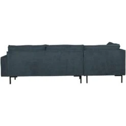 WOOOD Hoekbank Arwin Links - Staalblauw -Woonmeubelwinkel 10101952 1900