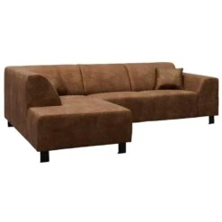 Hoekbank Nino Links - Cognac -Woonmeubelwinkel 10101962 0301