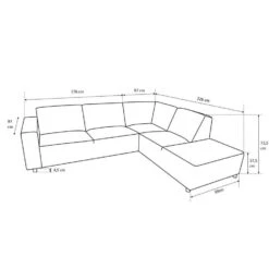 Hoekbank Nolan Links - Donkergrijs 9 Hoekbank Nolan Links - Donkergrijs -Woonmeubelwinkel 10101990 9600
