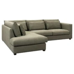 UMIX Hoekbank Chelsea Bavo - Olijfgroen -Woonmeubelwinkel 10106780 0321