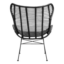 Fauteuil Jasmine - Rotan - Zwart -Woonmeubelwinkel 10207009 0900