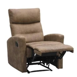 Relaxfauteuil Jackson - Stof - Lichtbruin -Woonmeubelwinkel 10209886 0810