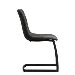 Eetkamerstoel Alec - Stof - Antraciet 8 Eetkamerstoel Alec - Stof - Antraciet -Woonmeubelwinkel 10302502 8000