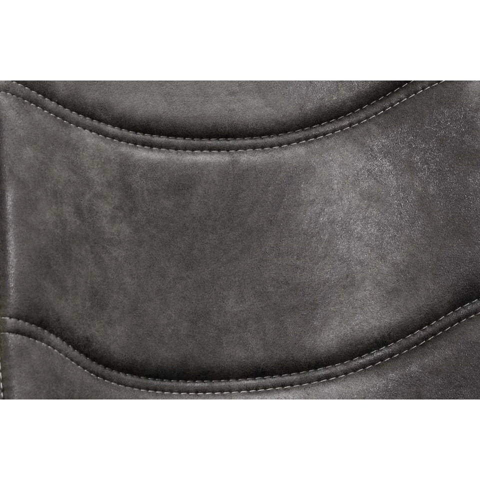 Eetkamerstoel Alec - Stof - Antraciet 6 Eetkamerstoel Alec - Stof - Antraciet - Afbeelding 4