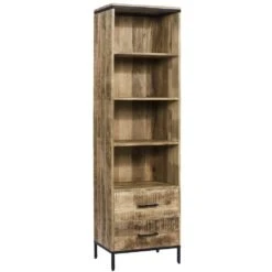 Boekenkast Trevor - Bruin - 55x190x40 Cm -Woonmeubelwinkel 10603252 0300