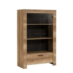 Buffetkast Lidia - Eikenkleur - 162x102x43 Cm -Woonmeubelwinkel 10604065 0300