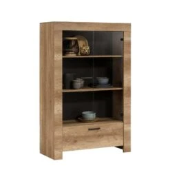 Buffetkast Lidia - Eikenkleur - 162x102x43 Cm -Woonmeubelwinkel 10604065 0330
