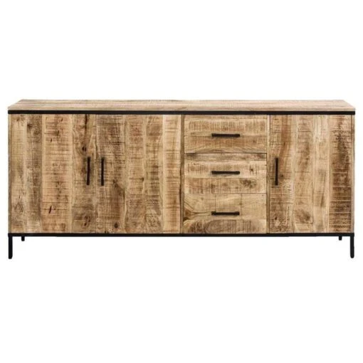 Dressoir Trevor - Bruin - 80x185x40 Cm
