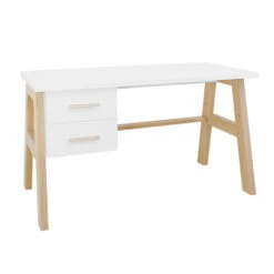 Bopita Lisa Bureau - Wit/Naturel 8 Bopita Lisa Bureau - Wit/Naturel -Woonmeubelwinkel 1123348029 0102