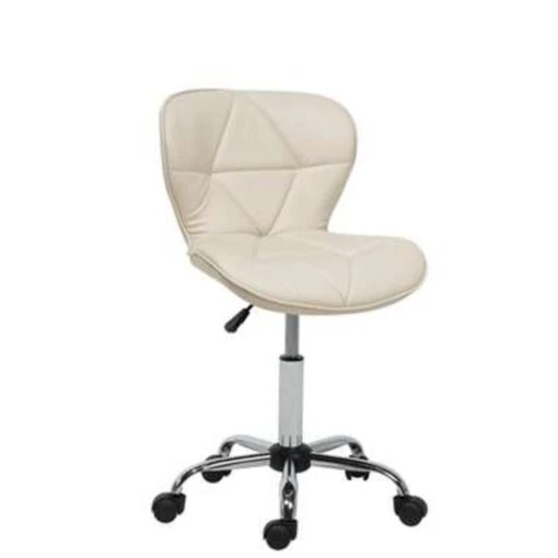 Beliani Bureaustoel VALETTA - Beige Kunstleer