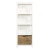 Boekenkast Valerie - Off-white - 160x60x35 Cm -Woonmeubelwinkel 11601235