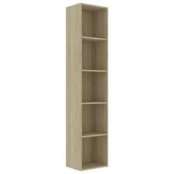 VidaXL Boekenkast 40x30x189 Cm Spaanplaat Sonoma Eikenkleurig