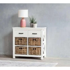 Ladekast Valerie 6 Lades - Off-white - 68x70x33 Cm -Woonmeubelwinkel 11900788 1000