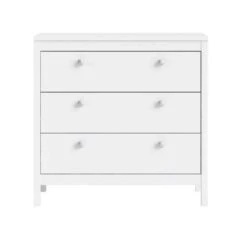 Ladekast Madeira - Wit - 80x82x38 Cm -Woonmeubelwinkel 11901550 0100