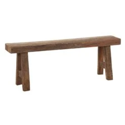 Bank Decoratief Ties - Naturel - 40x110x24 Cm -Woonmeubelwinkel 11990724 0301