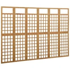 VidaXL Kamerscherm/trellis Met 6 Panelen 242,5x180 Cm Vurenhout -Woonmeubelwinkel 11d71194c98b4dce97a8a99b990715cd