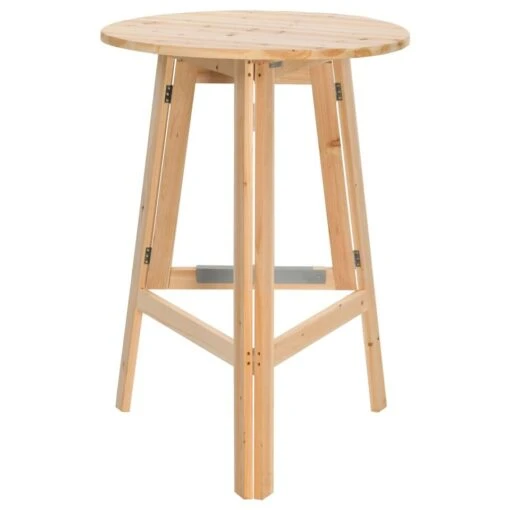VidaXL Bartafel Inklapbaar 78 Cm Vurenhout