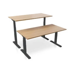 MRC PRO-L Elektrisch ARBO Zit-sta Bureau - 180x80 - Havanna -Woonmeubelwinkel 1234654192 0102