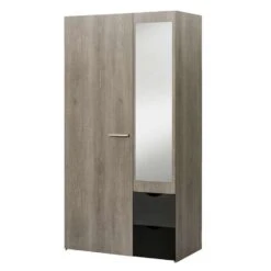 Kledingkast Tempo - Vergrijsd Eikenkleur - 195x101x54 Cm 8 Kledingkast Tempo - Vergrijsd Eikenkleur - 195x101x54 Cm -Woonmeubelwinkel 12403110 0301