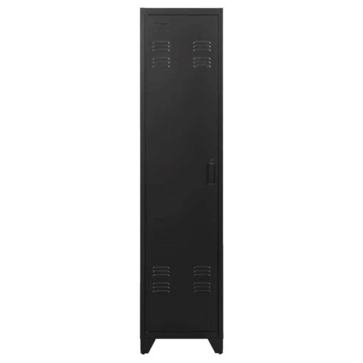 Kledingkast Mick 1-deurs - Antraciet - 180x43x50 Cm