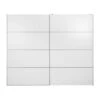 Schuifdeurkast Verona XL - Wit - 200,4x242,7x59 Cm -Woonmeubelwinkel 12403780