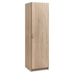 Kledingkast Varia 1-deurs - Licht Eiken - 175x49x50 Cm -Woonmeubelwinkel 12404040 0300