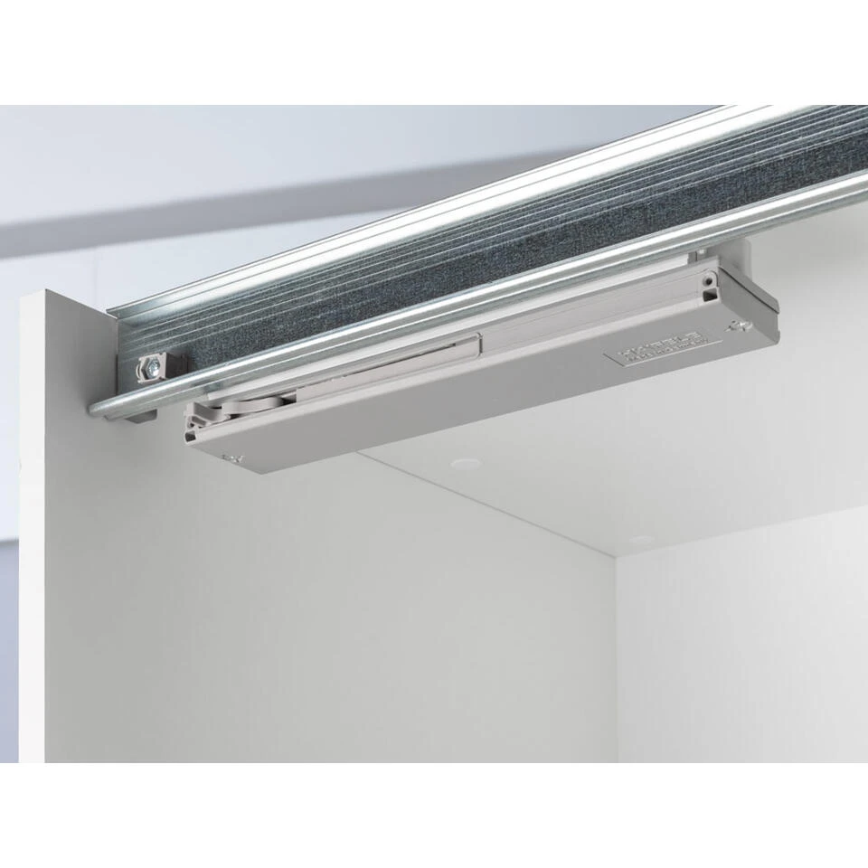 Schuifdeurkast Genua - Wit/eikenkleur - 204x122x60 Cm 6 Schuifdeurkast Genua - Wit/eikenkleur - 204x122x60 Cm - Afbeelding 4