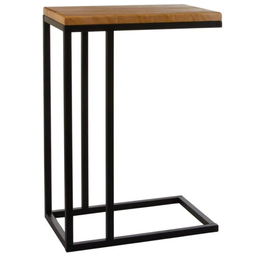 Mica Decorations Oskar Bijzettafel - L46 X B30 X H66 Cm - Hout
