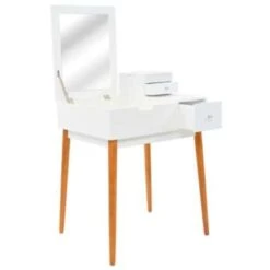 VidaXL Kaptafel Met Spiegel 60x50x86 Cm MDF