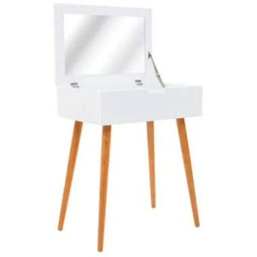 VidaXL Kaptafel Met Spiegel 60x40x75 Cm MDF