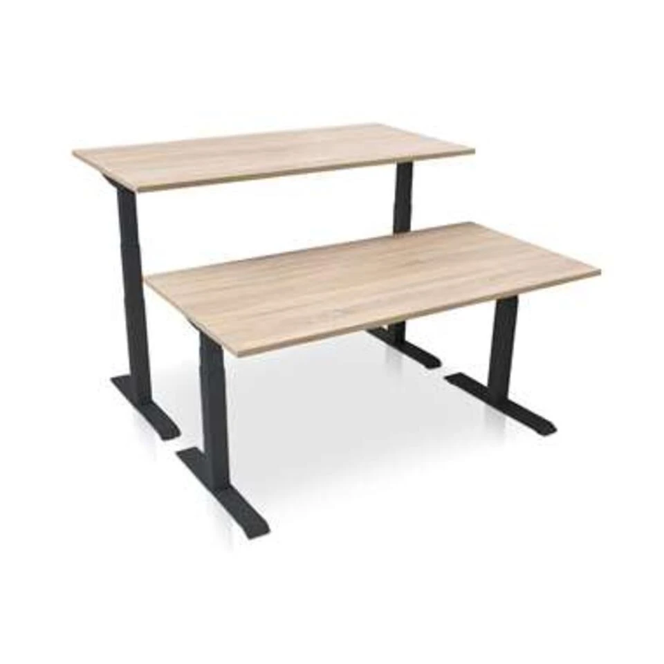 MRC PRO-L 2.0 NEN-EN 527 Elektrisch ARBO Zit-sta Bureau - 120x80 - Midden Eiken 6 MRC PRO-L 2.0 NEN-EN 527 Elektrisch ARBO Zit-sta Bureau - 120x80 - Midden Eiken - Afbeelding 4