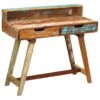 VidaXL Bureau Massief Gerecycled Hout -Woonmeubelwinkel 1604522215