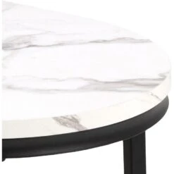 Sohome Salontafel Margalit - Set Van 2 Stuks - Marmerlook - Wit -Woonmeubelwinkel 160fba9b68eb424888dd26ed8c1d7373