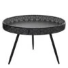 Mica Decorations Lagune Salontafel Ø70 Cm Zwart -Woonmeubelwinkel 1621309409
