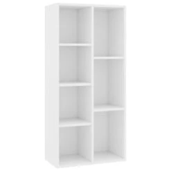 VidaXL Boekenkast 50x25x106 Cm Bewerkt Hout Wit