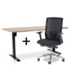 MRC EASY Set - Zit-sta Bureau + Bureaustoel - 160x80 - Robuust Eiken 1 MRC EASY Set - Zit-sta Bureau + Bureaustoel - 160x80 - Robuust Eiken -Woonmeubelwinkel 1628865643