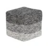 Beliani Poef HIRRI - Grijs Katoen -Woonmeubelwinkel 1691283706