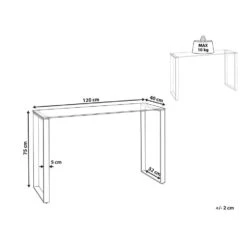 Beliani Consoletafel TILON - Zilver Veiligheidsglas 8 Beliani Consoletafel TILON - Zilver Veiligheidsglas -Woonmeubelwinkel 1767c5b791ed4d088a04a18c7fa99de5