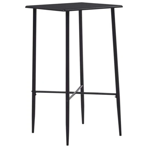 VidaXL Bartafel 60x60x111 Cm MDF Zwart