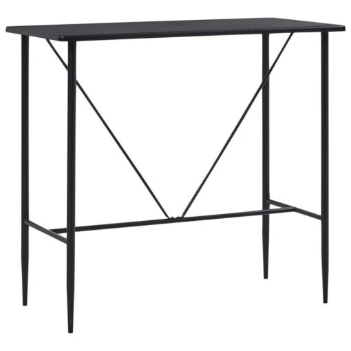 VidaXL Bartafel 120x60x110 Cm MDF Zwart
