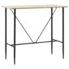 VidaXL Bartafel 120x60x110 Cm MDF Eikenkleurig 2 VidaXL Bartafel 120x60x110 Cm MDF Eikenkleurig -Woonmeubelwinkel 1921392337