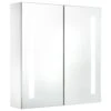 VidaXL Badkamerkast Met Spiegel En LED 60x14x62 Cm 2 VidaXL Badkamerkast Met Spiegel En LED 60x14x62 Cm -Woonmeubelwinkel 1941664703