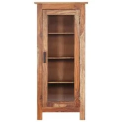VidaXL Hoge Kast 50x30x110 Cm Massief Sheeshamhout -Woonmeubelwinkel 1972740599 0101