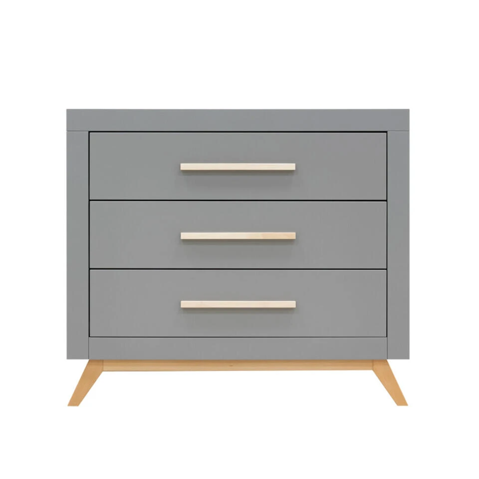 Bopita Fenna Commode Met 3 Laden - Grey/Natural 5 Bopita Fenna Commode Met 3 Laden - Grey/Natural - Afbeelding 3