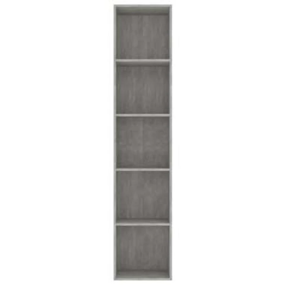VidaXL Boekenkast 40x30x189 Cm Spaanplaat Betongrijs 5 VidaXL Boekenkast 40x30x189 Cm Spaanplaat Betongrijs - Afbeelding 3