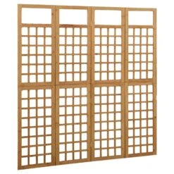 VidaXL Kamerscherm/trellis Met 4 Panelen161x180 Cm Massief Vurenhout -Woonmeubelwinkel 1ea11b5e5c7947148dba3ea2ecdd2482