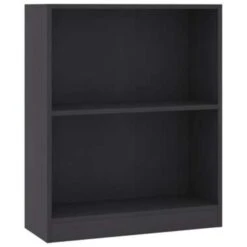 VidaXL Boekenkast 60x24x74,5 Cm Bewerkt Hout Grijs 7 VidaXL Boekenkast 60x24x74,5 Cm Bewerkt Hout Grijs -Woonmeubelwinkel 1f2cd9e717f644a68e6a232cb6eae61a