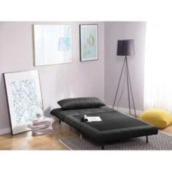 Beliani Slaapbank - SETTEN Grijs Polyester -Woonmeubelwinkel 1fe0554f3c464e84b2101e3a80b6eb3e