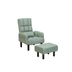 Beliani Fauteuil OLAND - Groen Polyester 8 Beliani Fauteuil OLAND - Groen Polyester -Woonmeubelwinkel 2a870325bd684159b72063c672b05bf3